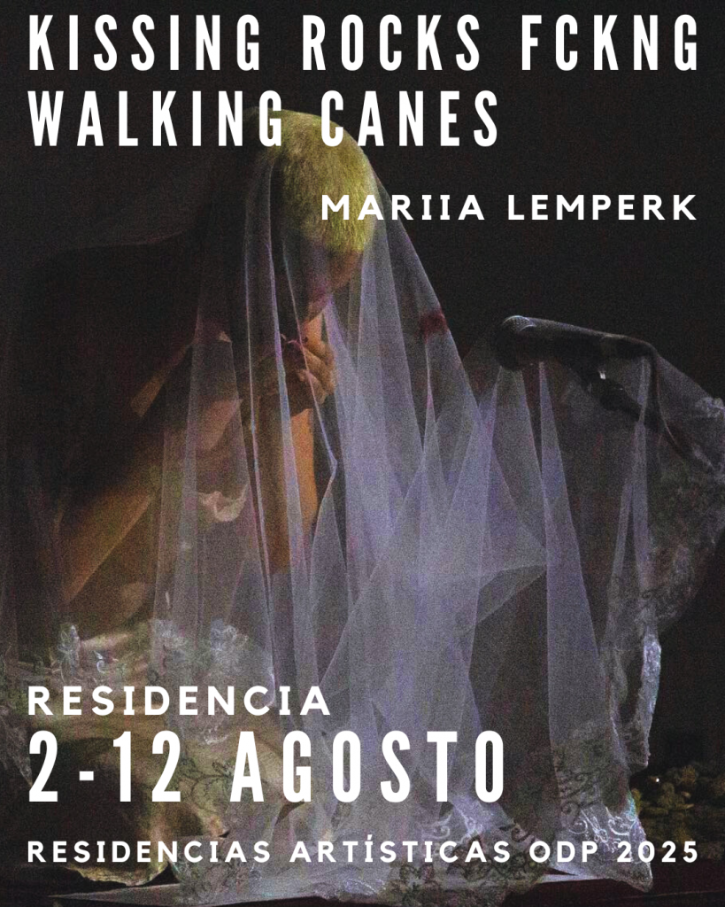 besando piedras follando bastones por Mariia Lemperk - residencia artística